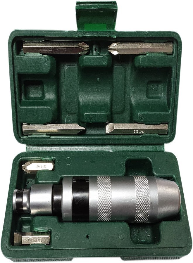 Inditrust مجموعة مفكات صدمية متعددة الأغراض من إنديترست، 7 قطع، مصنوعة من فولاذ الكروم والفاناديوم، مزودة برؤوس إزميل، أدوات احترافية - Image 1